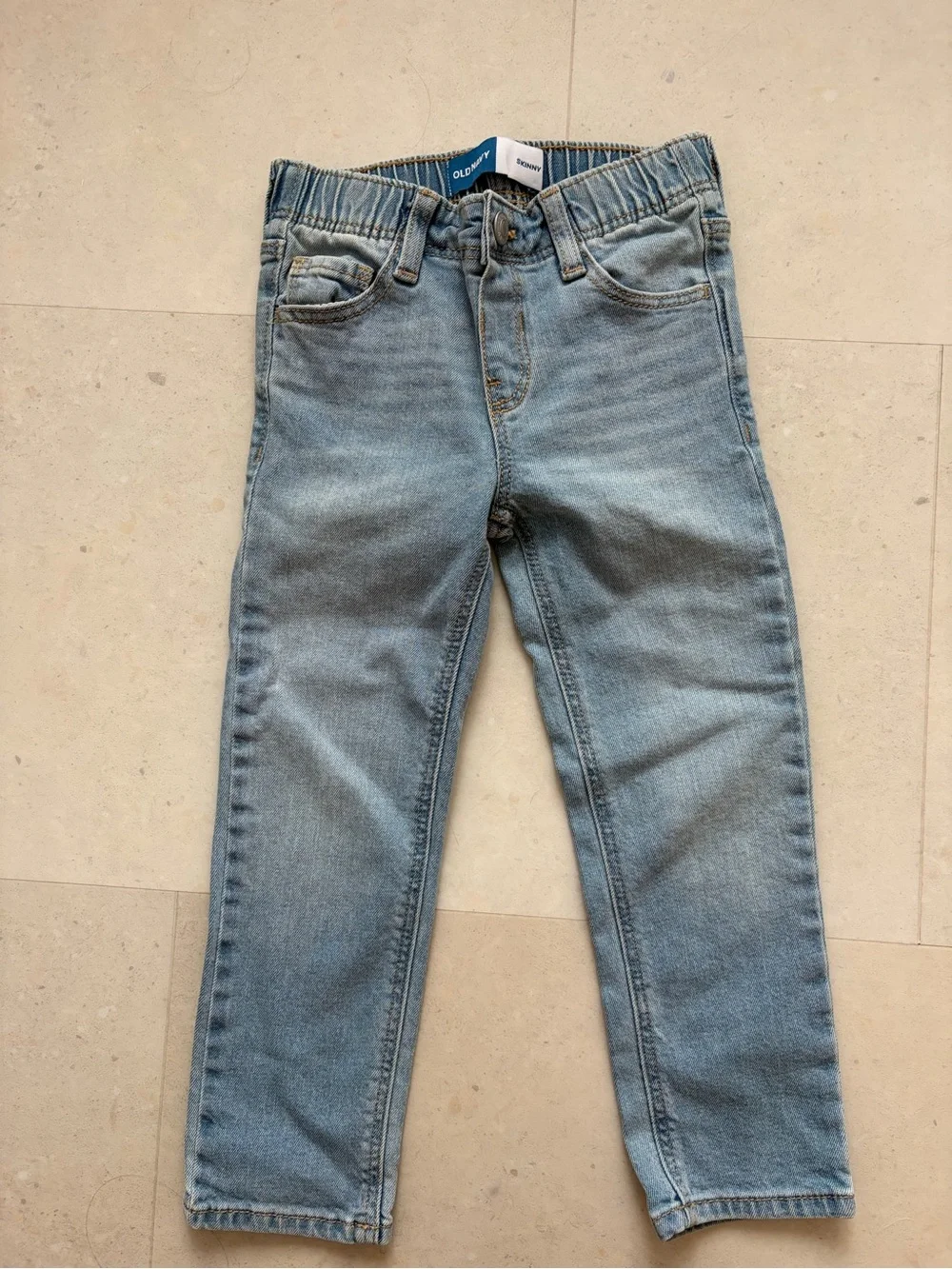 Old Navy Trio of Kids' Denim Jeans in Light, Medium & Dark Blue